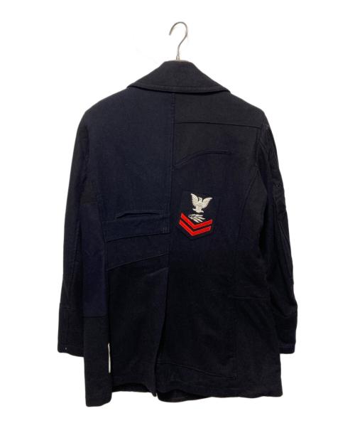 Rebuild by Needles（リビルドバイニードルス）Rebuild by Needles (リビルドバイニードルス) Pコート ネイビー サイズ:Ｍの古着・服飾アイテム