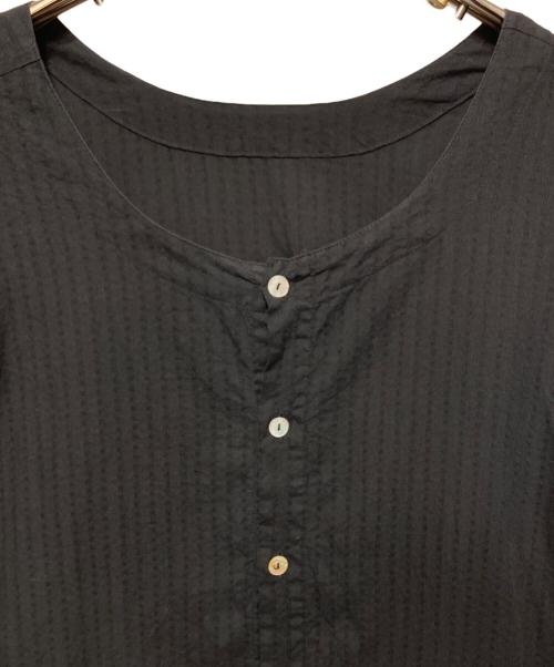 nest Robe（ネストローブ）nest Robe (ネストローブ) コットンワンピース ブラック サイズ:表記なしの古着・服飾アイテム