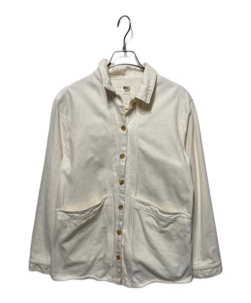 SEZANE（セザンヌ）SEZANE (セザンヌ) ホワイトデニムジャケット ホワイト サイズ:Mの古着・服飾アイテム