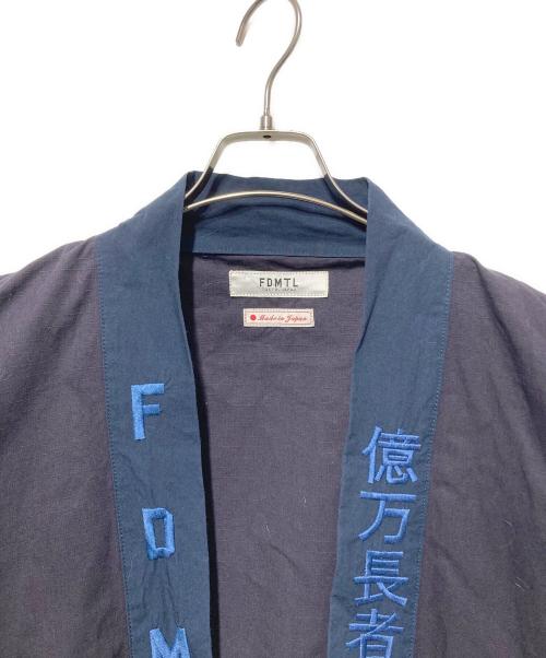 FDMTL（ファンダメンタル）FDMTL (ファンダメンタル) HAORIカーディガン ネイビー サイズ:3の古着・服飾アイテム