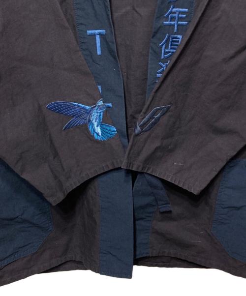 FDMTL（ファンダメンタル）FDMTL (ファンダメンタル) HAORIカーディガン ネイビー サイズ:3の古着・服飾アイテム