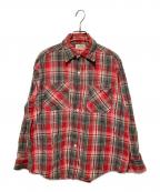 King Koleキングコール）の古着「60’S コットンネルシャツ」｜レッド