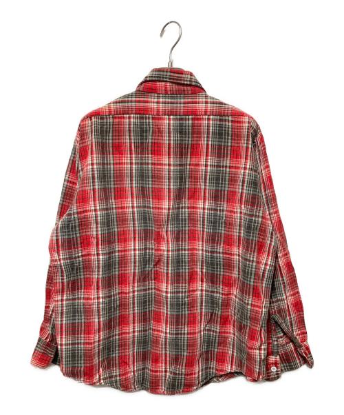 King Kole（キングコール）King Kole (キングコール) 60’S コットンネルシャツ レッド サイズ:不明の古着・服飾アイテム