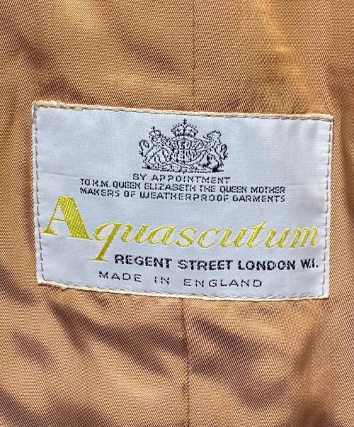 Aquascutum（アクアスキュータム）Aquascutum (アクアスキュータム) Aqua 5 ステンカラーコート ブラウン サイズ:無しの古着・服飾アイテム