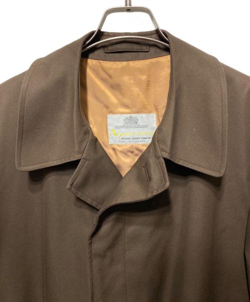 Aquascutum（アクアスキュータム）Aquascutum (アクアスキュータム) Aqua 5 ステンカラーコート ブラウン サイズ:無しの古着・服飾アイテム