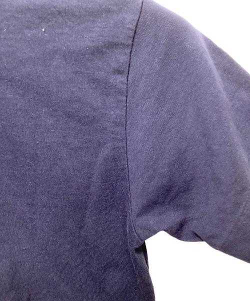 PLAY COMME des GARCONS（プレイコムデギャルソン）PLAY COMME des GARCONS (プレイコムデギャルソン) ダブル・ハートワッペン・Tシャツ ネイビー サイズ:Ｓの古着・服飾アイテム