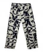 LEVI'S×Roemello Ugaleリーバイス×）の古着「Cropped Carpenter Pants」｜ホワイト×ブラック