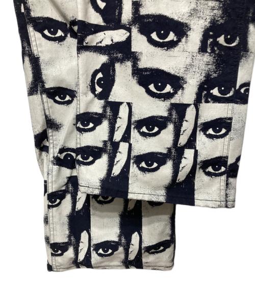 LEVI'S（リーバイス）LEVI'S (リーバイス) Roemello Ugale Cropped Carpenter Pants ホワイト×ブラック サイズ:34×29の古着・服飾アイテム