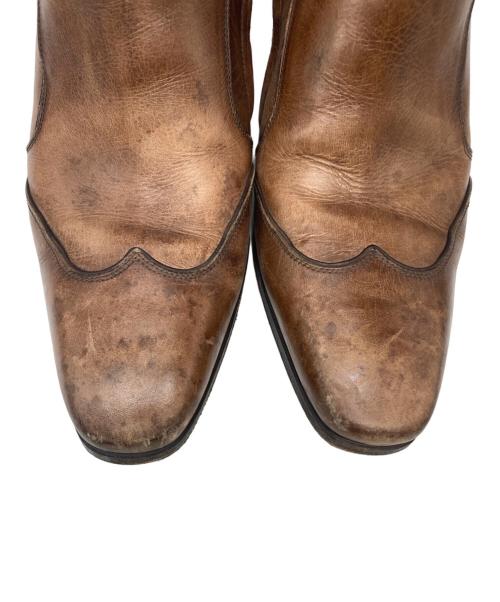 Yves Saint Laurent（イヴサンローラン）Yves Saint Laurent (イヴサンローラン) ジョニーブーツ ブラウン サイズ:40の古着・服飾アイテム
