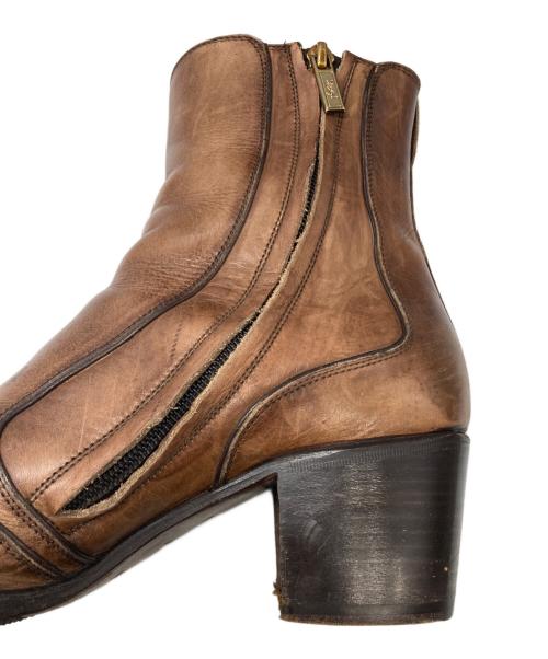 Yves Saint Laurent（イヴサンローラン）Yves Saint Laurent (イヴサンローラン) ジョニーブーツ ブラウン サイズ:40の古着・服飾アイテム