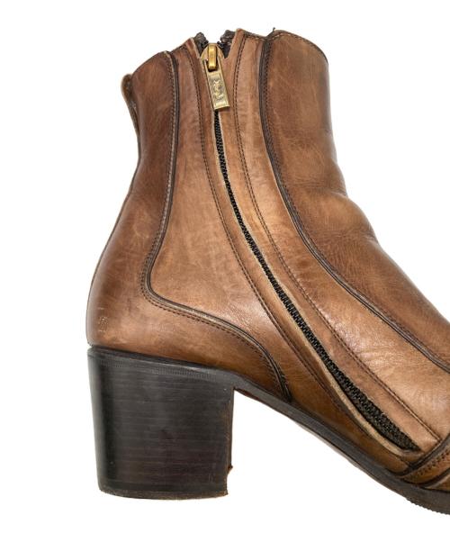 Yves Saint Laurent（イヴサンローラン）Yves Saint Laurent (イヴサンローラン) ジョニーブーツ ブラウン サイズ:40の古着・服飾アイテム