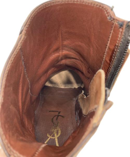 Yves Saint Laurent（イヴサンローラン）Yves Saint Laurent (イヴサンローラン) ジョニーブーツ ブラウン サイズ:40の古着・服飾アイテム