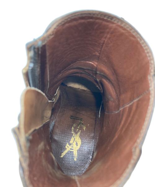 Yves Saint Laurent（イヴサンローラン）Yves Saint Laurent (イヴサンローラン) ジョニーブーツ ブラウン サイズ:40の古着・服飾アイテム