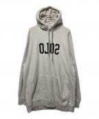 TAKAHIROMIYASHITA TheSoloIst.タカヒロミヤシタ ザソロイスト）の古着「SOLO.(over sized hoodie)」｜グレー