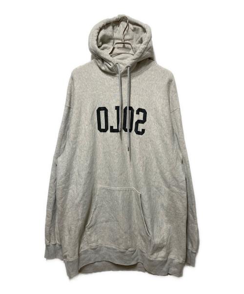TAKAHIROMIYASHITA TheSoloIst.（タカヒロミヤシタ ザソロイスト）TAKAHIROMIYASHITA TheSoloIst. (タカヒロミヤシタ ザソロイスト) SOLO.(over sized hoodie) グレー サイズ:46の古着・服飾アイテム