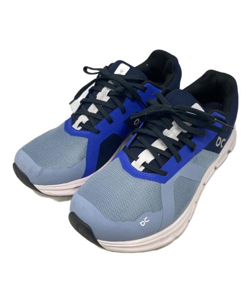 on（オン）on (オン) ローカットスニーカー ネイビー×ホワイト サイズ:26.5の古着・服飾アイテム