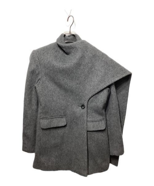 TEECHI（ティーチ）TEECHI (ティーチ) ウールミックスシャギーコート グレー サイズ:38の古着・服飾アイテム