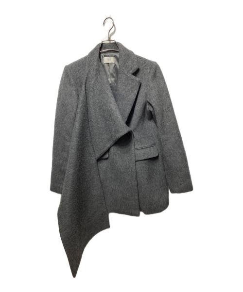 TEECHI（ティーチ）TEECHI (ティーチ) ウールミックスシャギーコート グレー サイズ:38の古着・服飾アイテム