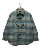 sodukスドーク）の古着「puffy ribbon jacket」｜グリーン