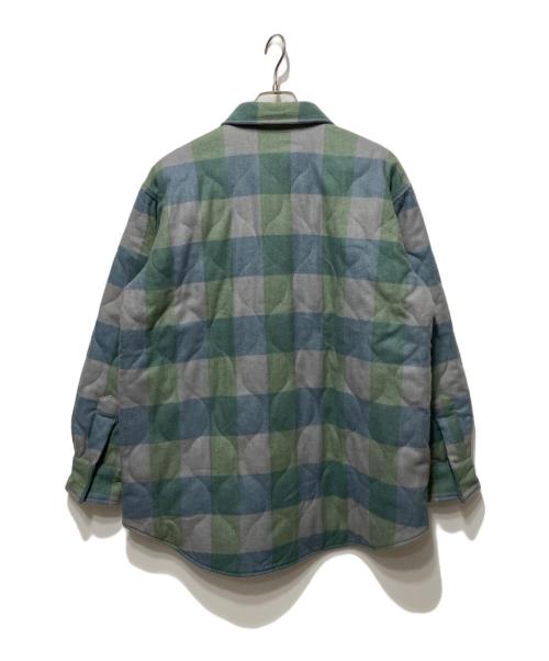 soduk（スドーク）soduk (スドーク) puffy ribbon jacket グリーン サイズ:Freeの古着・服飾アイテム