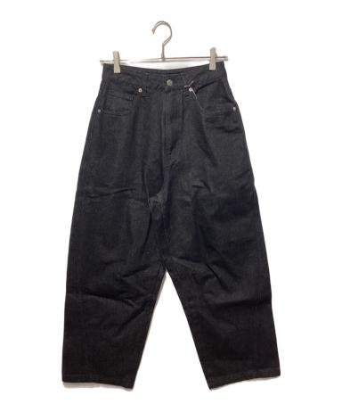 中古・古着通販】Noremid (ノーリミッド) ワイドデニムパンツ ブラック