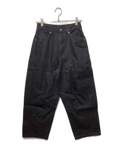 Noremid（ノーリミッド）Noremid (ノーリミッド) ワイドデニムパンツ ブラック サイズ:Sの古着・服飾アイテム