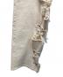 ELCHELE (エルチェレ) INSIDE RIPPED HOLE PANTS アイボリー サイズ:36：10000円