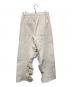中古・古着 ELCHELE (エルチェレ) INSIDE RIPPED HOLE PANTS アイボリー サイズ:36：10000円