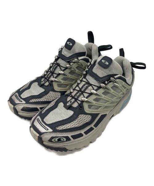 SALOMON（サロモン）SALOMON (サロモン) ローカットスニーカー グレー×ブルー サイズ:23.5の古着・服飾アイテム