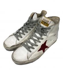 GOLDEN GOOSE（ゴールデングース）の古着「FRANCYハイカットスニーカー」｜ホワイト