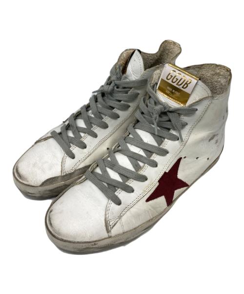 GOLDEN GOOSE（ゴールデングース）GOLDEN GOOSE (ゴールデングース) FRANCYハイカットスニーカー ホワイト サイズ:38の古着・服飾アイテム