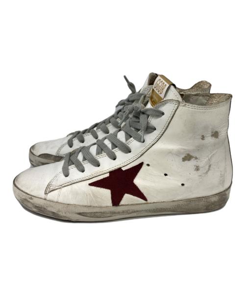 GOLDEN GOOSE（ゴールデングース）GOLDEN GOOSE (ゴールデングース) FRANCYハイカットスニーカー ホワイト サイズ:38の古着・服飾アイテム