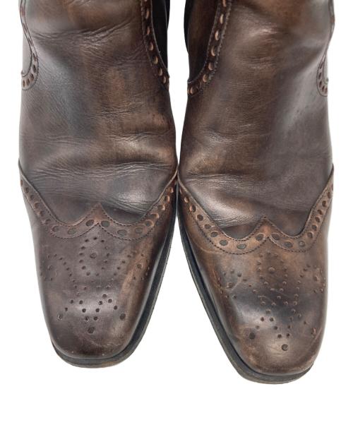 Yves Saint Laurent（イヴサンローラン）Yves Saint Laurent (イヴサンローラン) ヒールブーツ ブラウン サイズ:40の古着・服飾アイテム