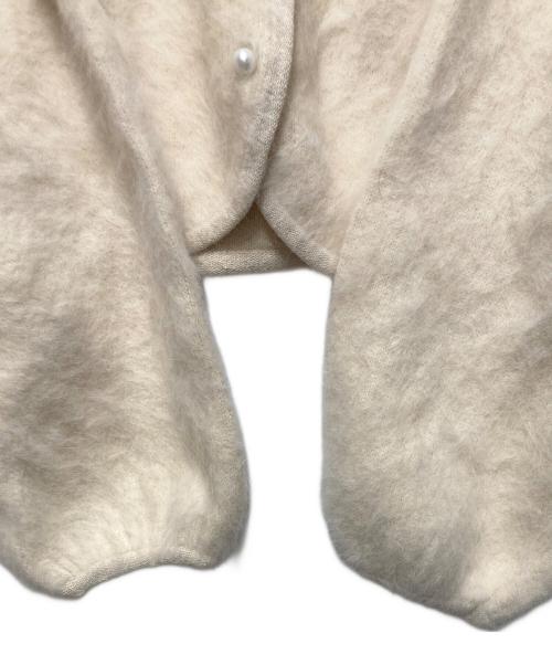 Curensology（カレンソロジー）Curensology (カレンソロジー) ラピーヌダブルニットカーディガン ベージュ サイズ:freeの古着・服飾アイテム