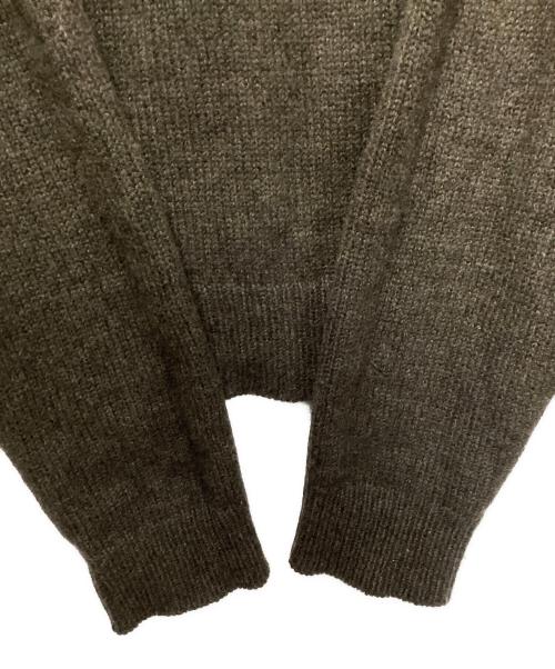 maison kitsune（メゾンキツネ）maison kitsune (メゾンキツネ) ニット カーキ サイズ:Ｍの古着・服飾アイテム