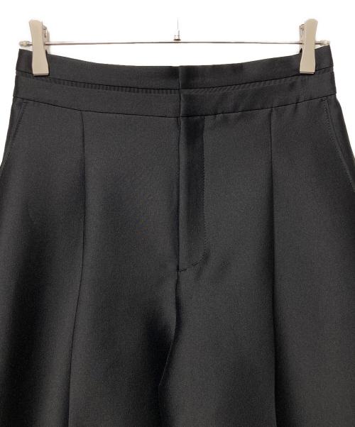 ADORE（アドーア）ADORE (アドーア) シルキーダブルクロスパンツ ブラック サイズ:38の古着・服飾アイテム