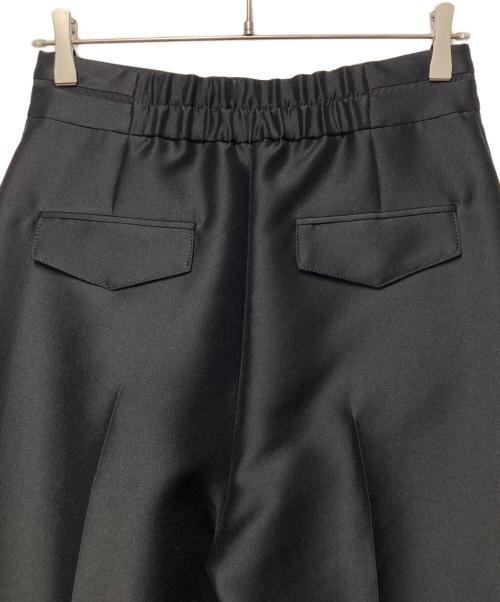 ADORE（アドーア）ADORE (アドーア) シルキーダブルクロスパンツ ブラック サイズ:38の古着・服飾アイテム