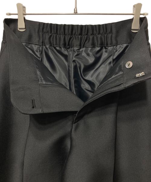 ADORE（アドーア）ADORE (アドーア) シルキーダブルクロスパンツ ブラック サイズ:38の古着・服飾アイテム