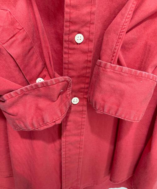 RALPH LAUREN（ラルフローレン）RALPH LAUREN (ラルフローレン) L/Sシャツ レッド サイズ:Ｍの古着・服飾アイテム