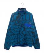 Patagoniaパタゴニア）の古着「ライトウェイト シンチラ スナップT プルオーバー」｜ブルー×ブラック