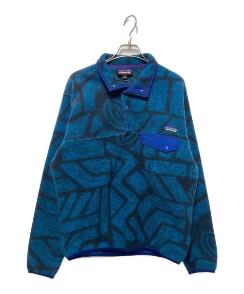 Patagonia（パタゴニア）Patagonia (パタゴニア) ライトウェイト シンチラ スナップT プルオーバー ブルー×ブラック サイズ:Sの古着・服飾アイテム