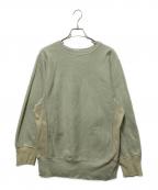 Championチャンピオン）の古着「目無しクルーネックスウェット」｜グリーン