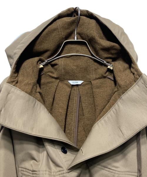 CLANE（クラネ）CLANE (クラネ) SIDE OPEN WIDE ANORAK ベージュ サイズ:1の古着・服飾アイテム