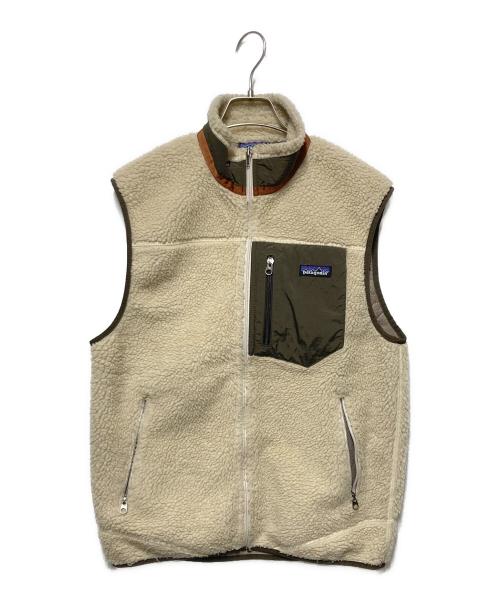 Patagonia（パタゴニア）Patagonia (パタゴニア) クラシックレトロXフリースベスト ベージュ サイズ:Ｍの古着・服飾アイテム