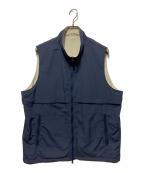 uniform experimentユニフォームエクスペリメント）の古着「リバーシブルベスト」｜ネイビー×ベージュ