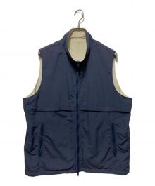 uniform experiment（ユニフォームエクスペリメント）の古着「リバーシブルベスト」｜ネイビー×ベージュ