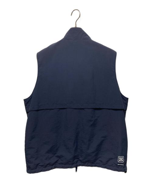 uniform experiment（ユニフォームエクスペリメント）uniform experiment (ユニフォームエクスペリメント) リバーシブルベスト ネイビー×ベージュ サイズ:１の古着・服飾アイテム