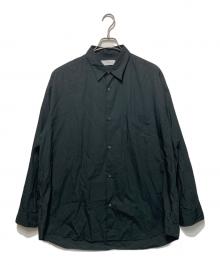 Graphpaper（グラフペーパー）の古着「Broad L/S Oversized Regular Collar Shirt」｜ブラック