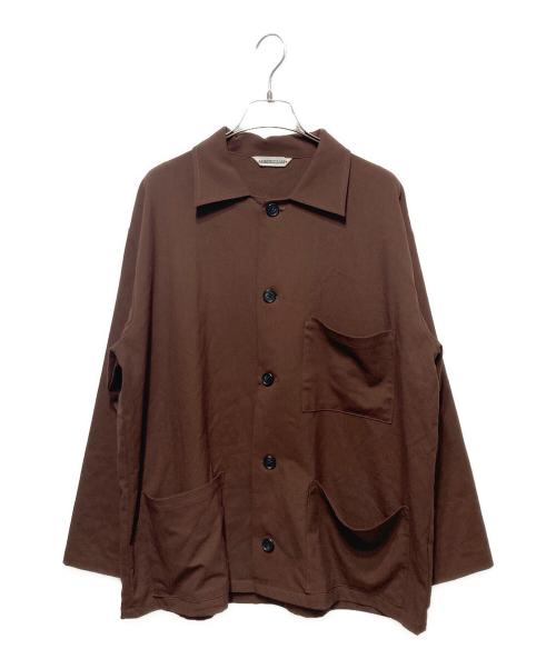 AMBERGLEAM（アンバーグリーム）AMBERGLEAM (アンバーグリーム) シャツジャケット ブラウン サイズ:freeの古着・服飾アイテム