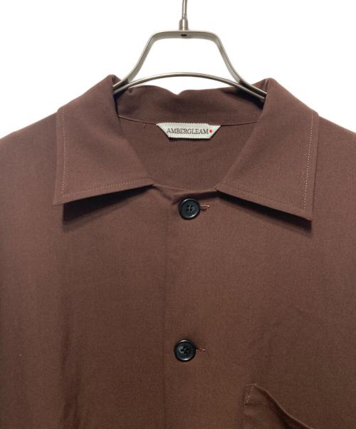 AMBERGLEAM（アンバーグリーム）AMBERGLEAM (アンバーグリーム) シャツジャケット ブラウン サイズ:freeの古着・服飾アイテム